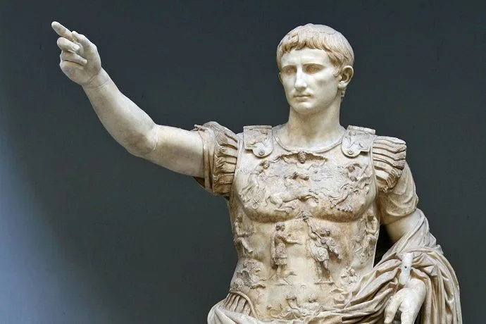 Estatua Augusto de Prima Porta. Museo Vaticano