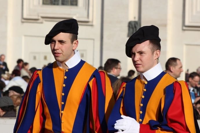 Guardia Suiza en el Vaticano