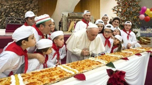 Comer en el Vaticano