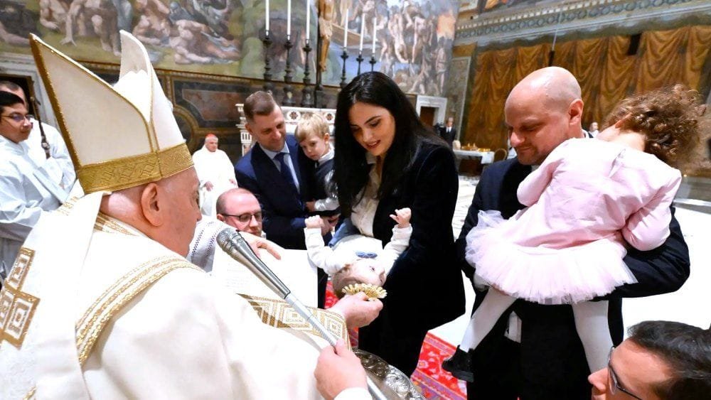 Bautismo de los Infantes en la Capilla Sixtina